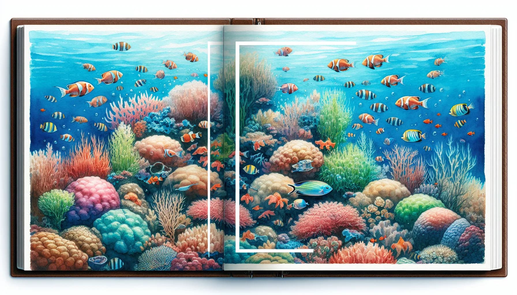 Dive into a world of vibrant colors and life, where every page reveals the vivid beauty of underwater wonders.