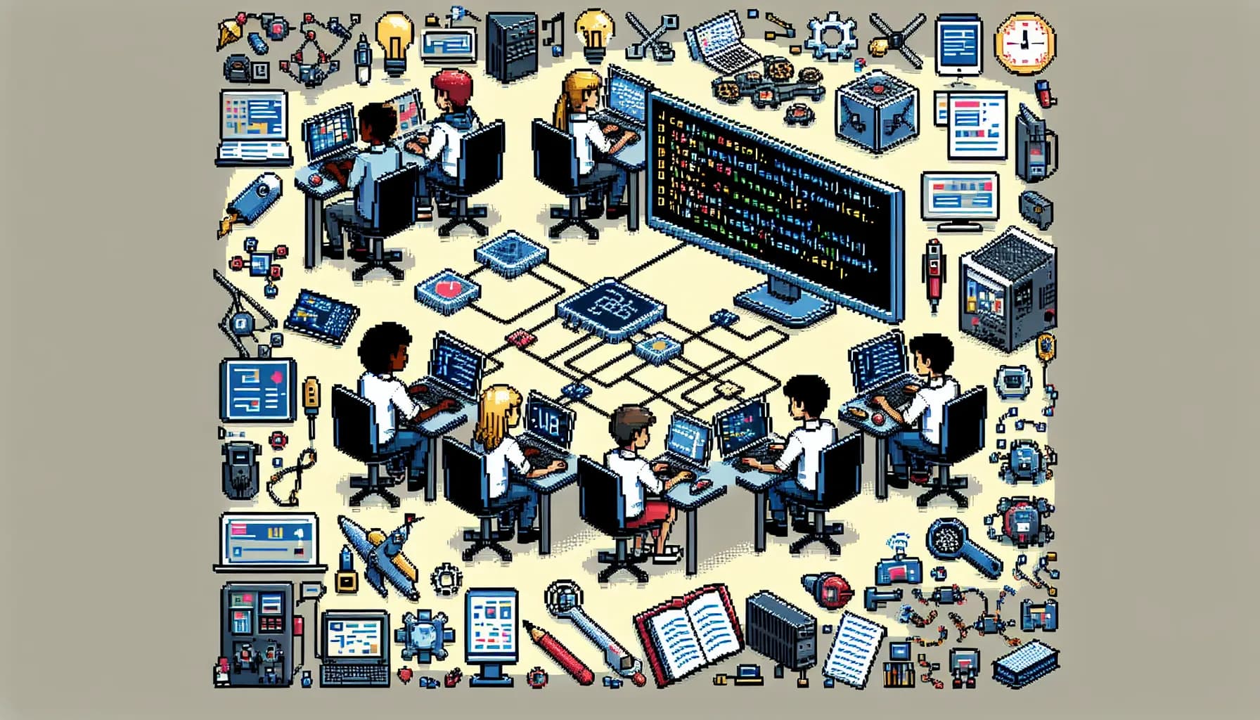 Inside the bustling world of a tech startup: where creativity meets coding