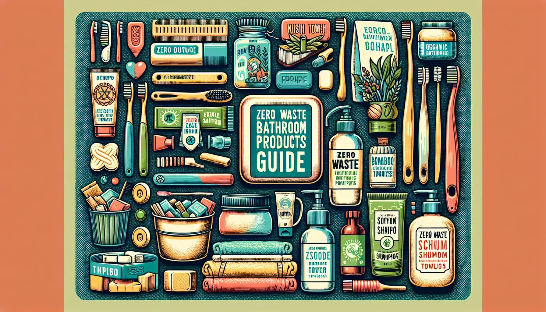 Vintage-inspired ultimate packing guide for the modern traveler featuring neatly arranged travel essentials in retro style